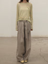 BASERANGE 25 Autumn/Winter FRAME Pants BAS-PAFR-HE-AU25-CONCRETE